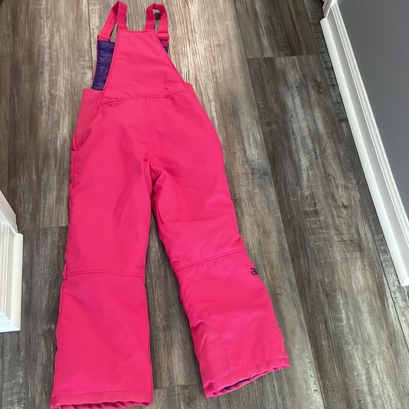 Arctix Girls Snow Ski Bib Overralls pink - Picture 8 of 9